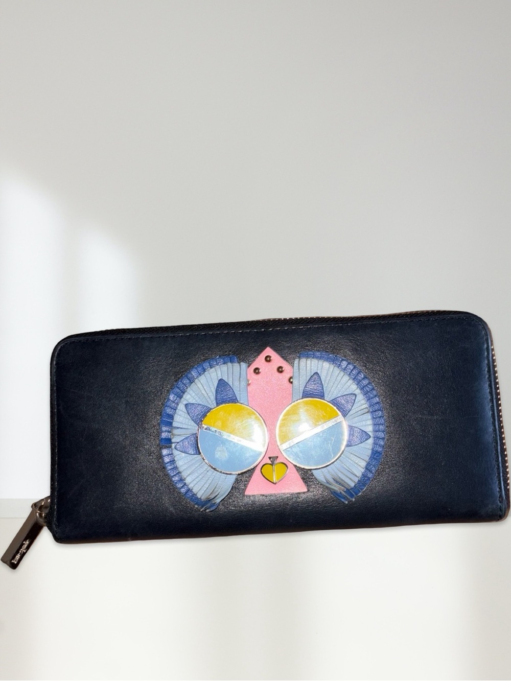 Kate Spade Spademals Preeny Peacock Slim Continental Wallet